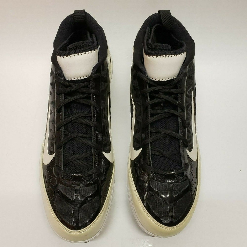 +Nike Air Zoom Super Bad 3 TD Men Football Cleats Black White NWOB Various Sizes - Picture 3 of 7